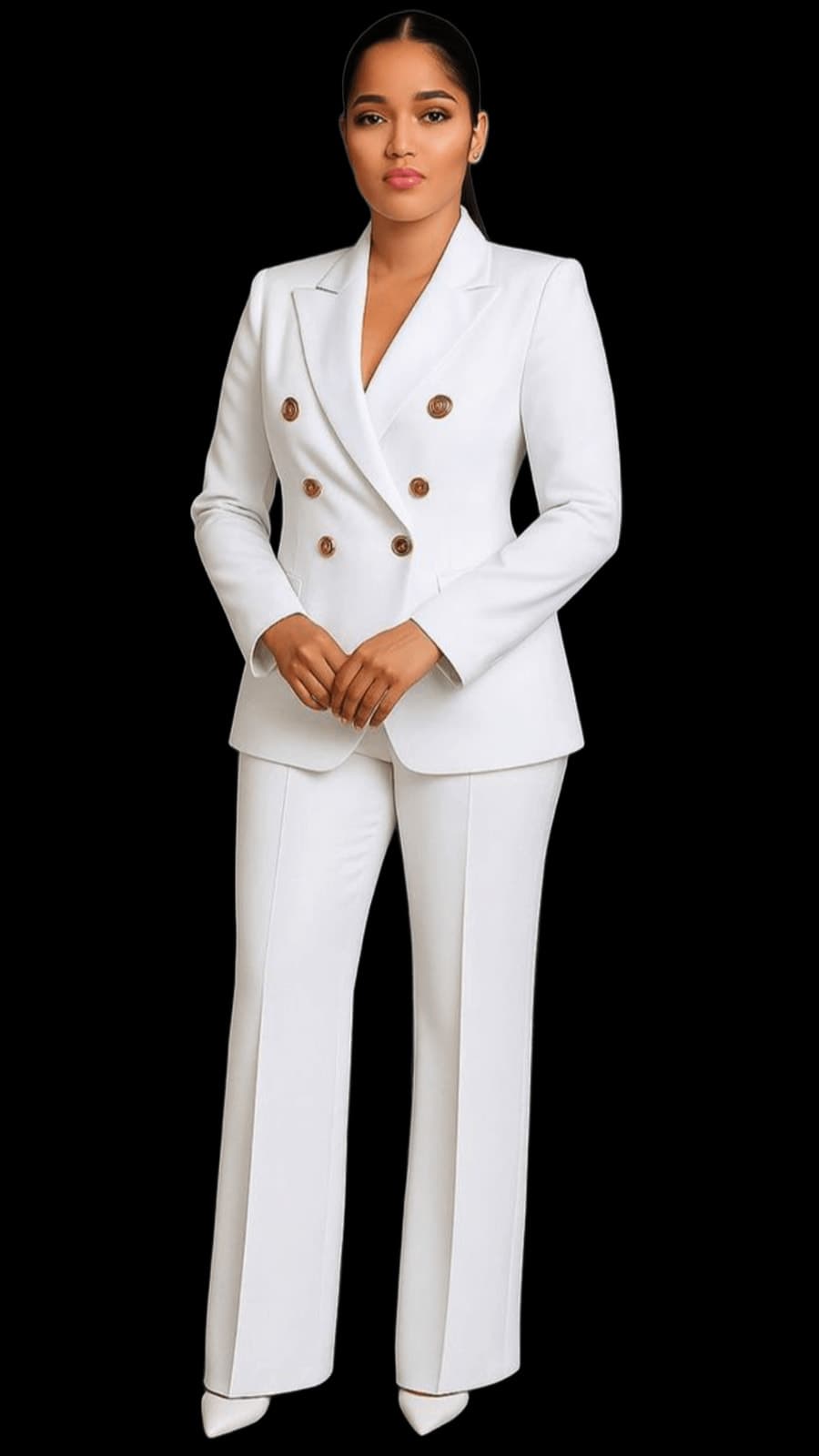 Pearl White Suiting — Fabric thumbnail