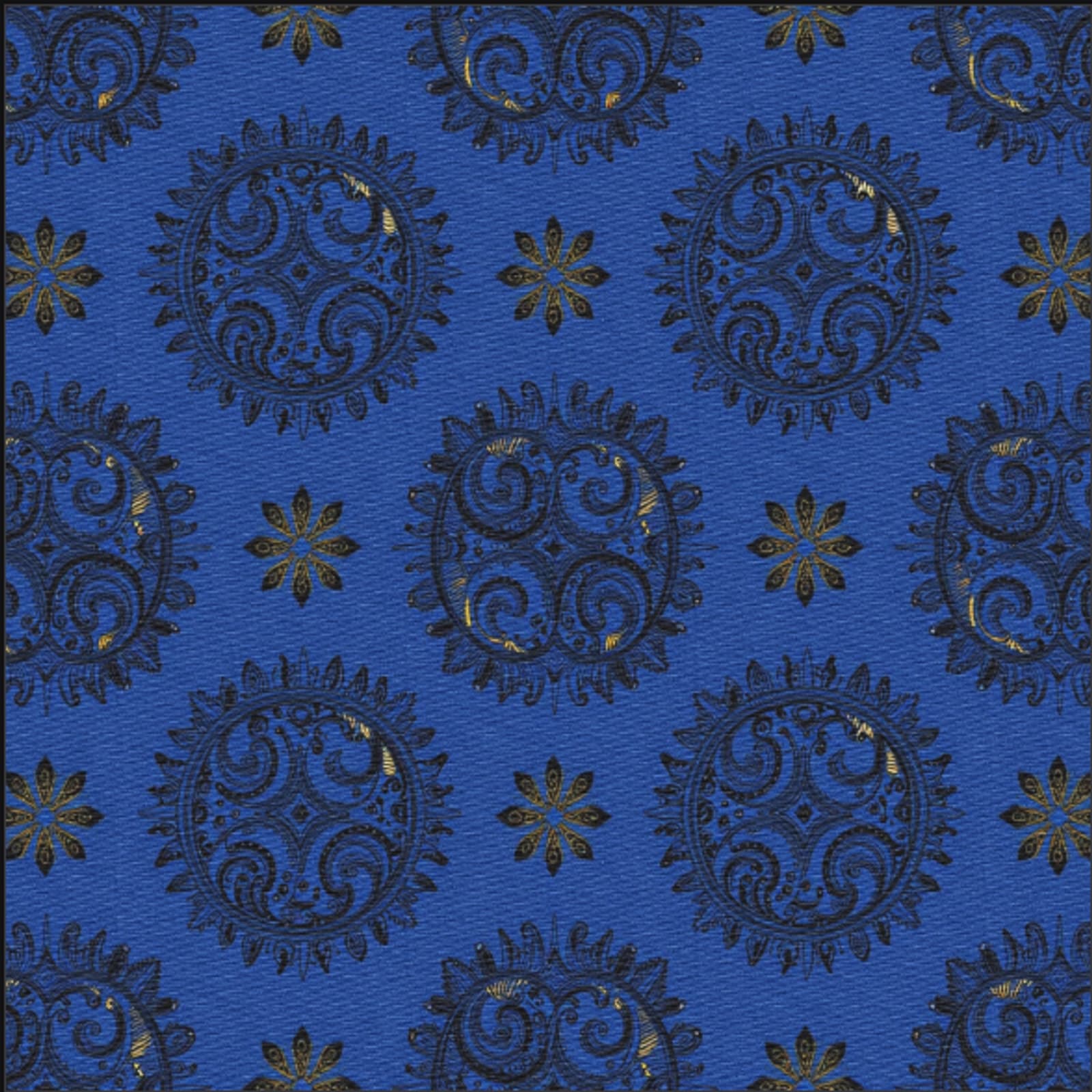 Royal Blue Ankara Elegance — On Model thumbnail
