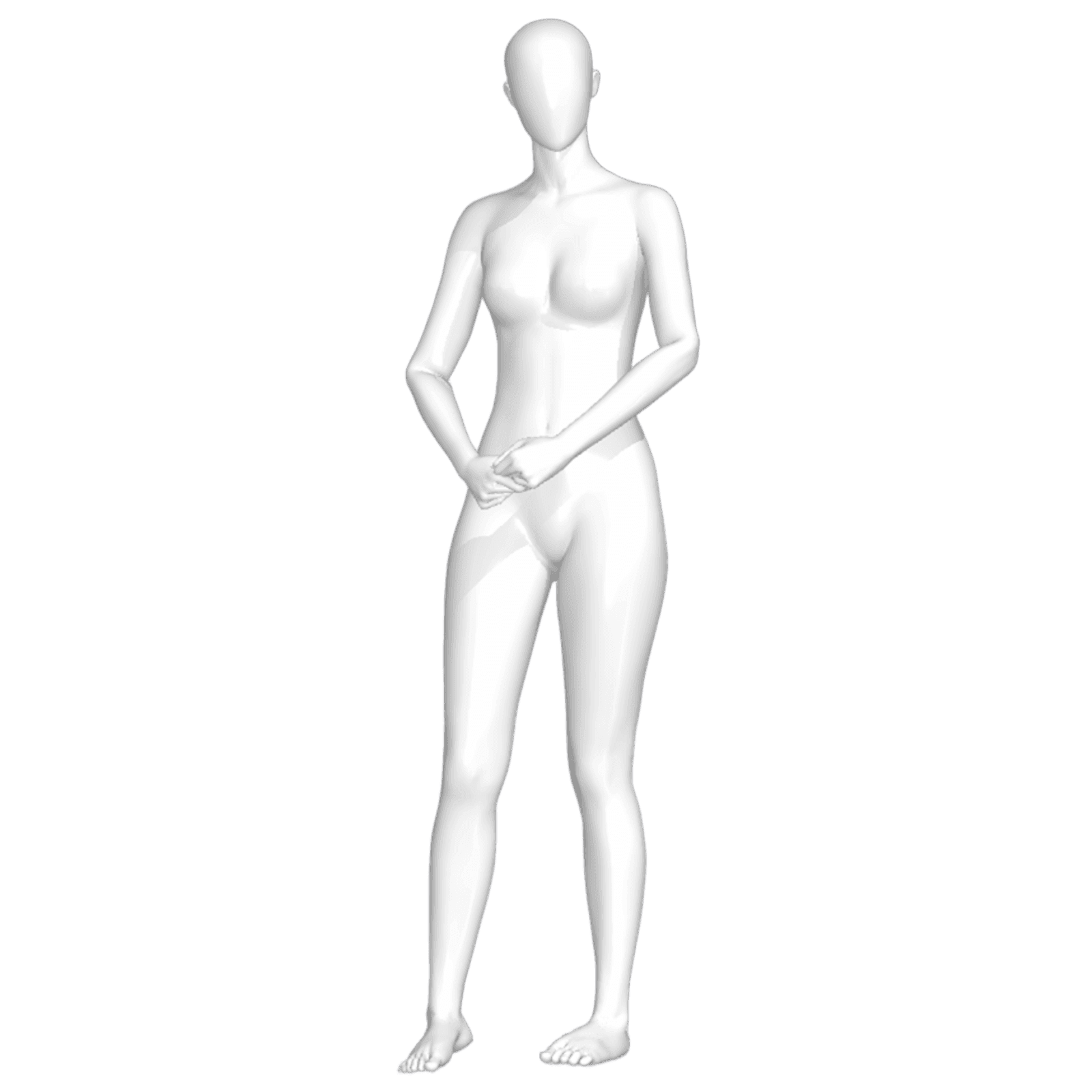 Pearl White Suiting — Model thumbnail