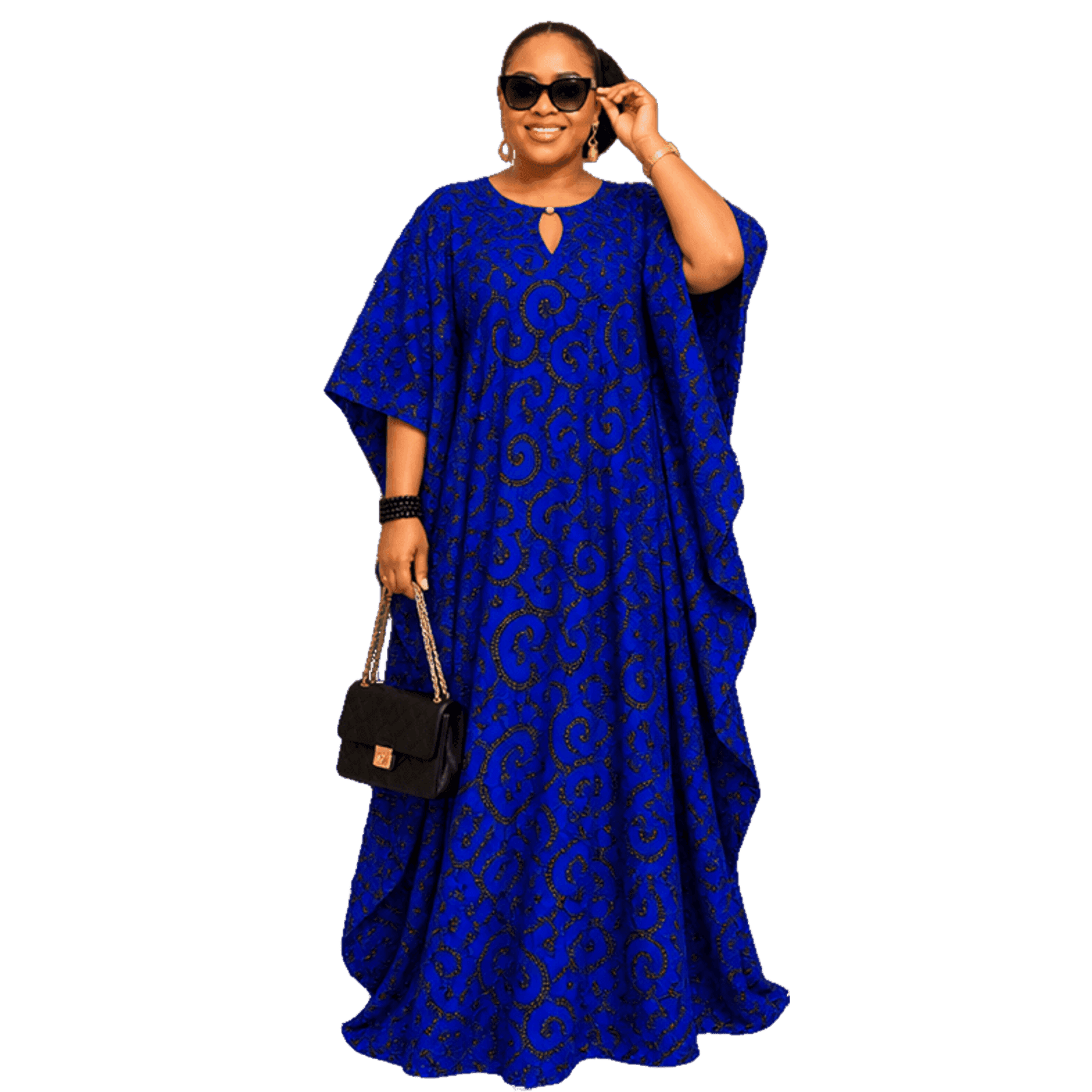 Royal Blue Ankara Elegance — Model thumbnail