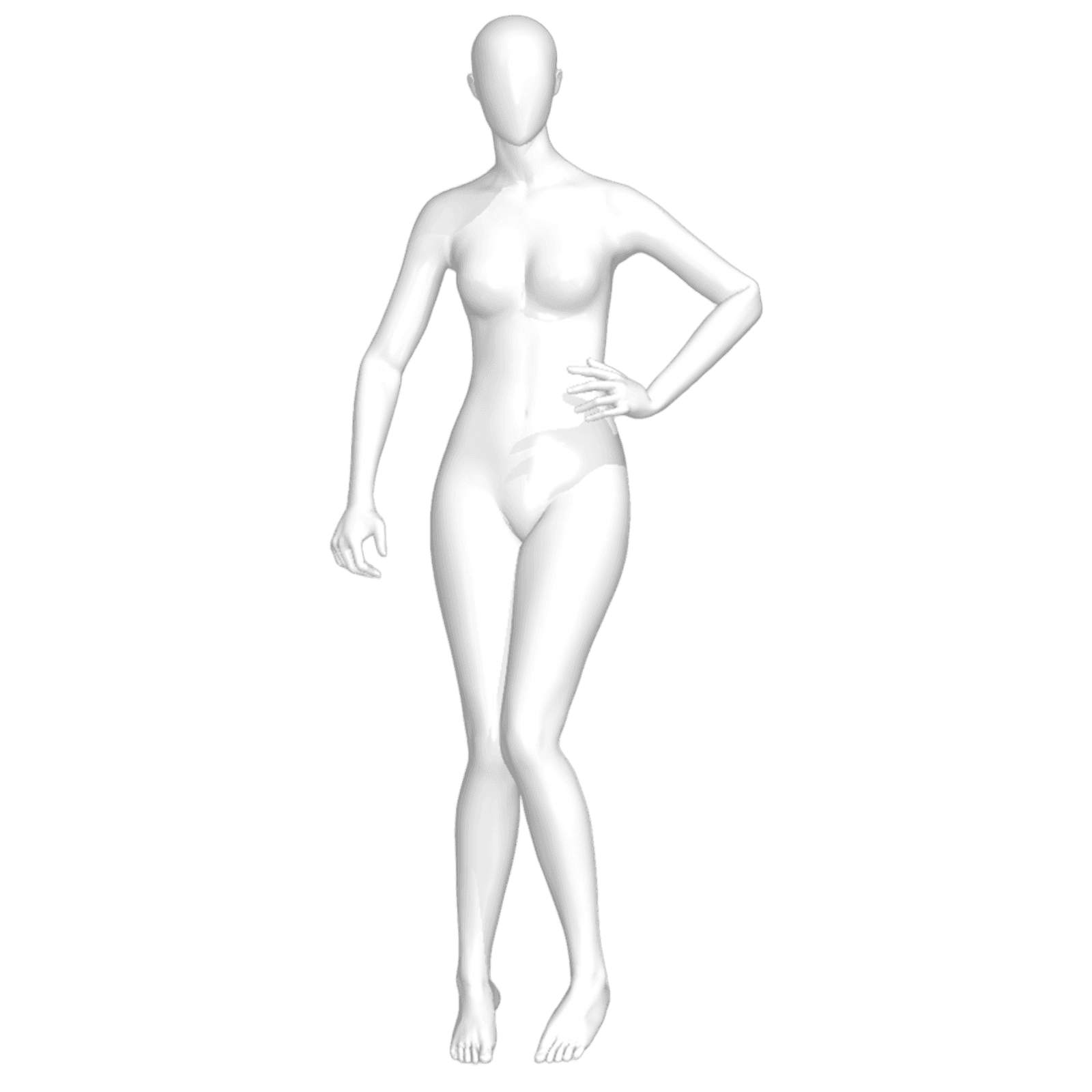 Royal Blue Ankara Elegance — Model thumbnail